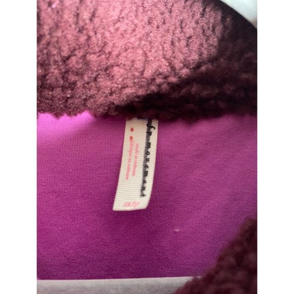 New Free People Hit the Slopes Printed Jacket Fleece Espresso Combo XS X Small - Picture 9 of 9
